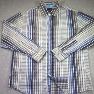 Tommy Bahama Multicolor Striped Button Down Shirt